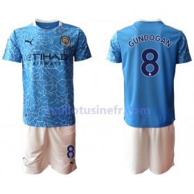 Maillot de Foot Manchester City Ilkay Gundogan 8 Domicile 2020-21 - Enfant